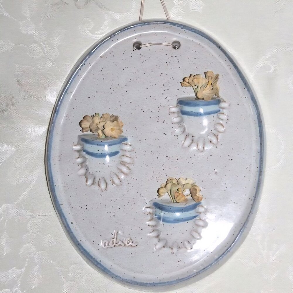 Canadian Pottery | Ceramic Wall Plaque | Adia Pottery Quebec